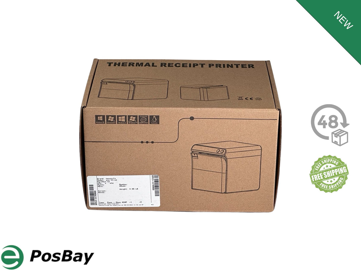 ACE H1 80mm Thermal Receipt Printer (New Open Box)